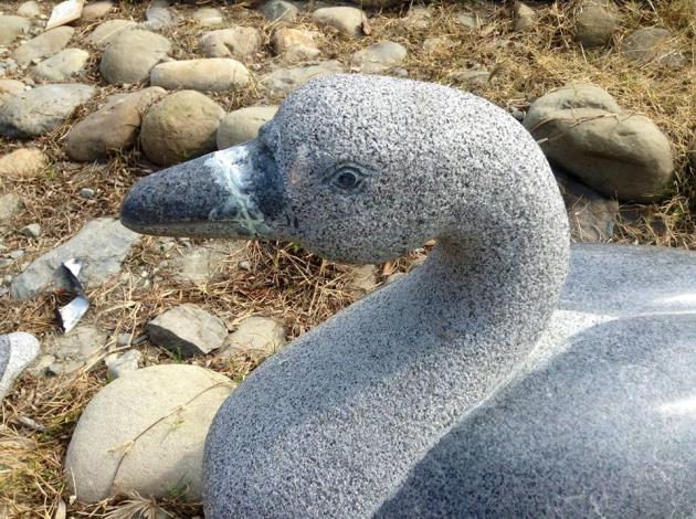 石雕鵝