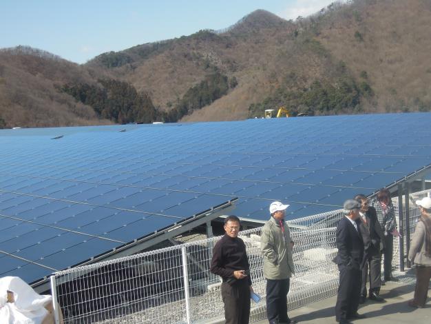 縣長李進勇等參訪日本栃木縣足利市的綠能產業
