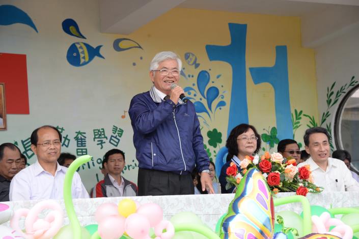 平和國小創校55周年，李進勇縣長到場祝賀。