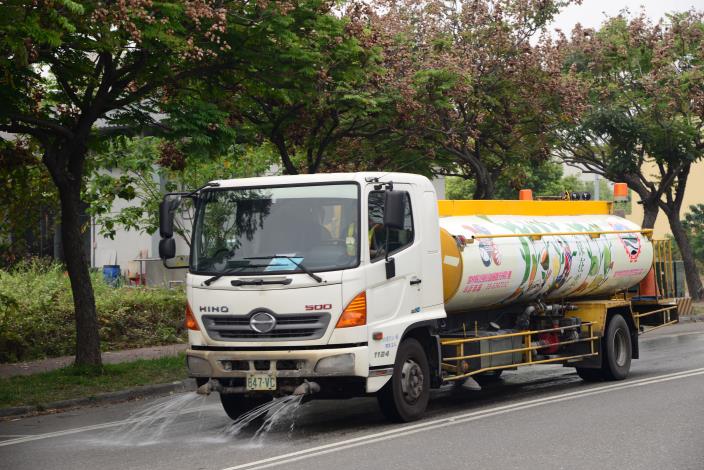 斗六水資源廠每日回收5000噸供環保局洗街車等使用