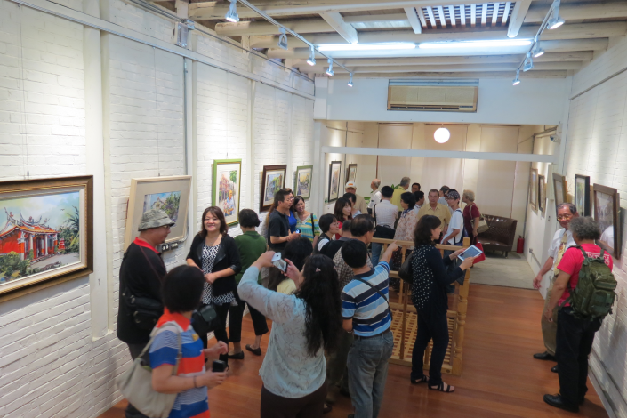 西螺延平老街文化館6月11日、12日開館，館內二樓「2016雲林速寫-西螺新發現」展覽，集合了來自全台各地41位藝術家共同展出。