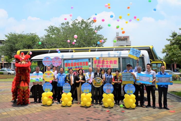 雲林交通上場 「斗六-荷苞村-草嶺」DRTS需求反應式公車路線 31日正式通車營運