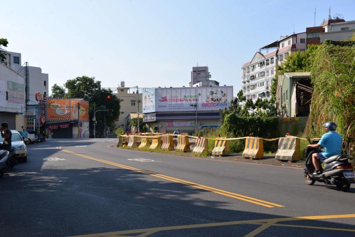 斗六市內環路靠近文化路段，上月進行地上物拆除作業。