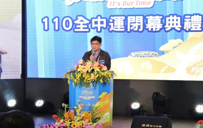 體育署副署長洪志昌讚賞雲林縣政府的用心。