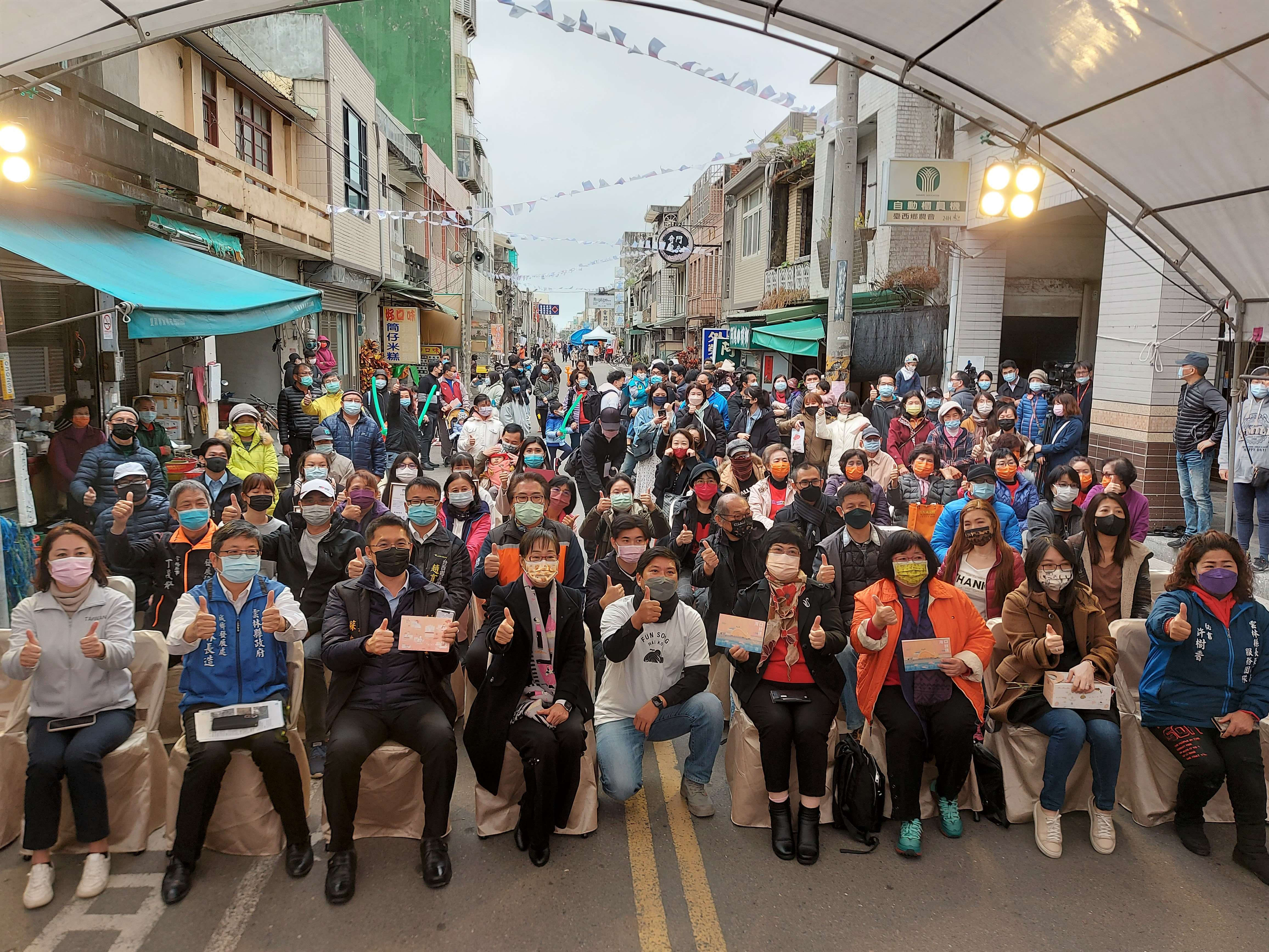 台西中山老街再造今日舉辦成果展，吸引不少民眾參與。
