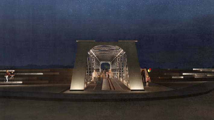 虎尾鐵橋光環境  打造夜景新亮點