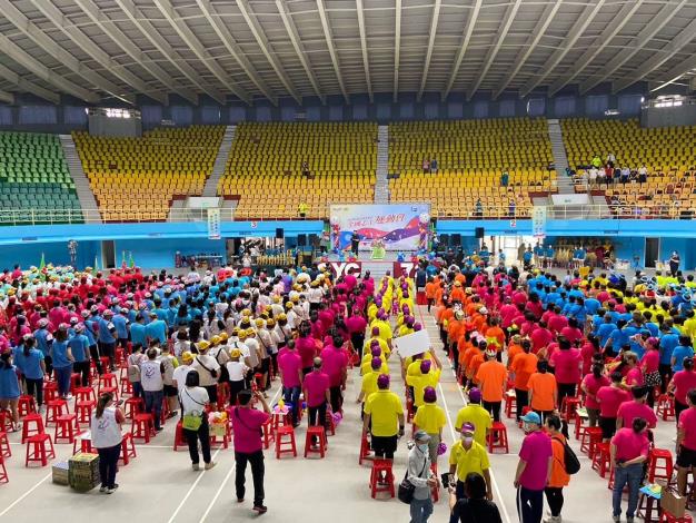 本次全國志工運動會邀集了全臺灣各縣市的團委會，共計17縣市報名，超過680人報名活動