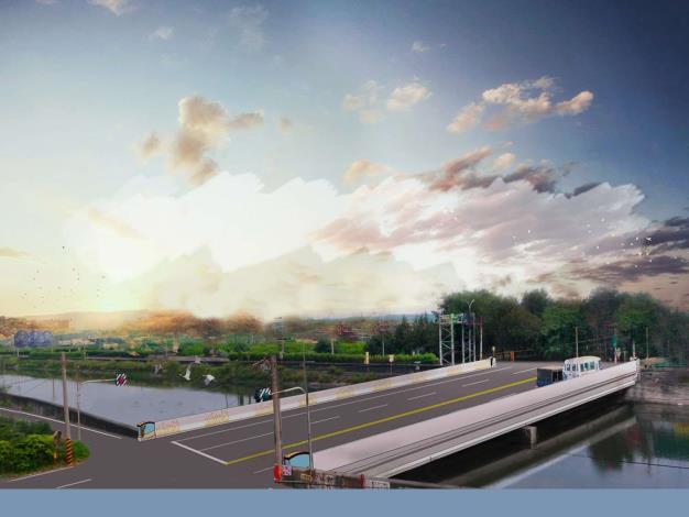麥寮雲3線後安大橋改建工程完工示意圖