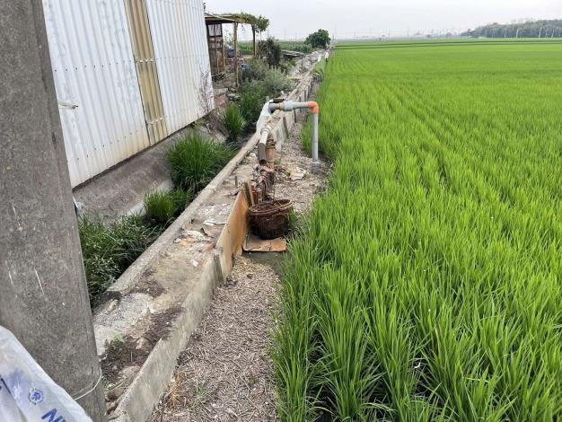 元長鄉新生農地重劃區仁德段1284地號小給三改善農水路改善工程會勘2