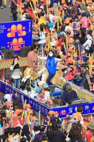 2月份「2023北港光影藝術節」結合白沙屯媽祖進香的高人氣，吸引香燈腳及遊客們絡繹不絕