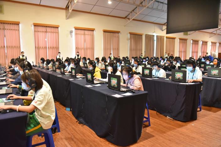 來自雲林縣57所國小、171位學生齊聚一堂，透過電競遊戲，展現對環境保護與防災安全的知識與技能