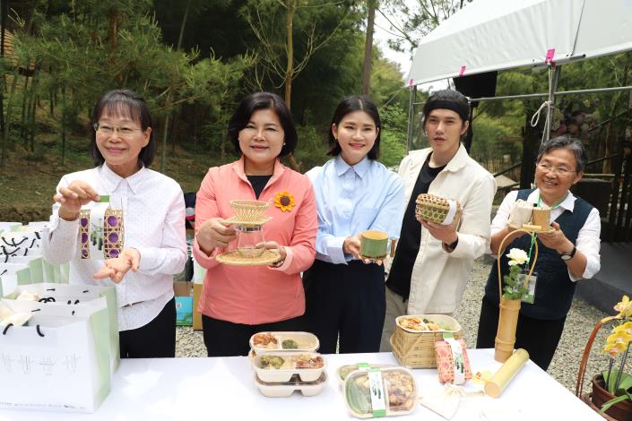 竹林療癒市集將提供在地農產品、竹製品體驗等活動。
