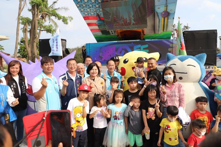 縣長張麗善出席2024童玩麥寮活動。