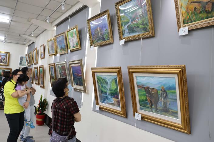 「黃銘家油畫個展」共展出73件作品，展期至4月30日止，歡迎蒞臨觀賞