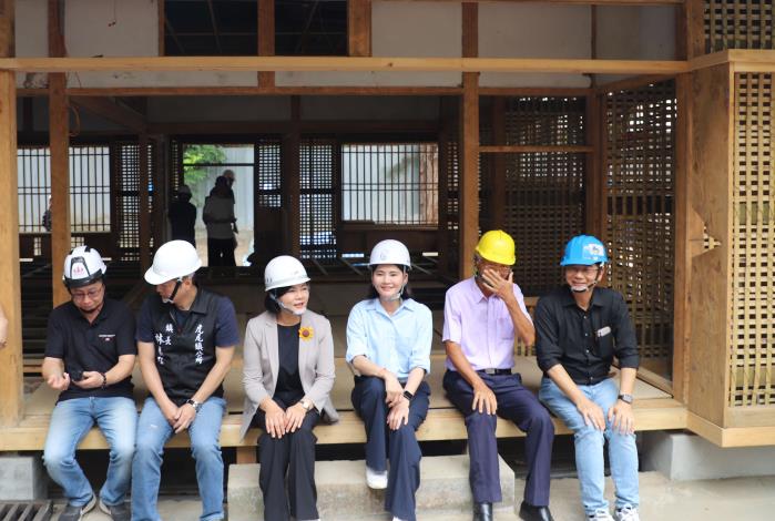 「臺南地方法院虎尾出張所宿舍」修復工程將於7月底完工。