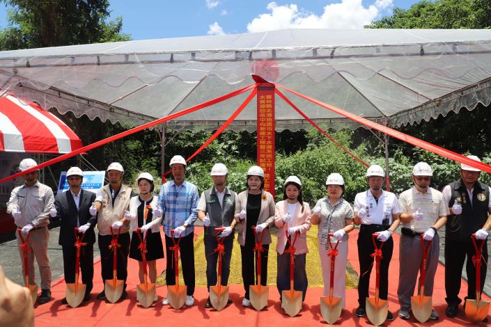 「雲林縣北港地區污水下水道系統工程－水資源回收中心新建工程」動工。