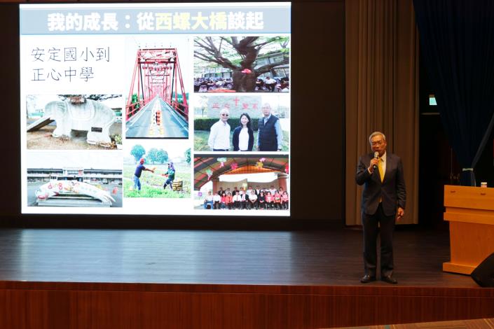 謝金河建議縣內產業要把品牌與經濟規模做好做大。