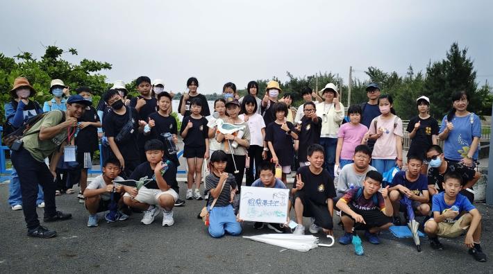 椬梧滯洪池學習防洪知識