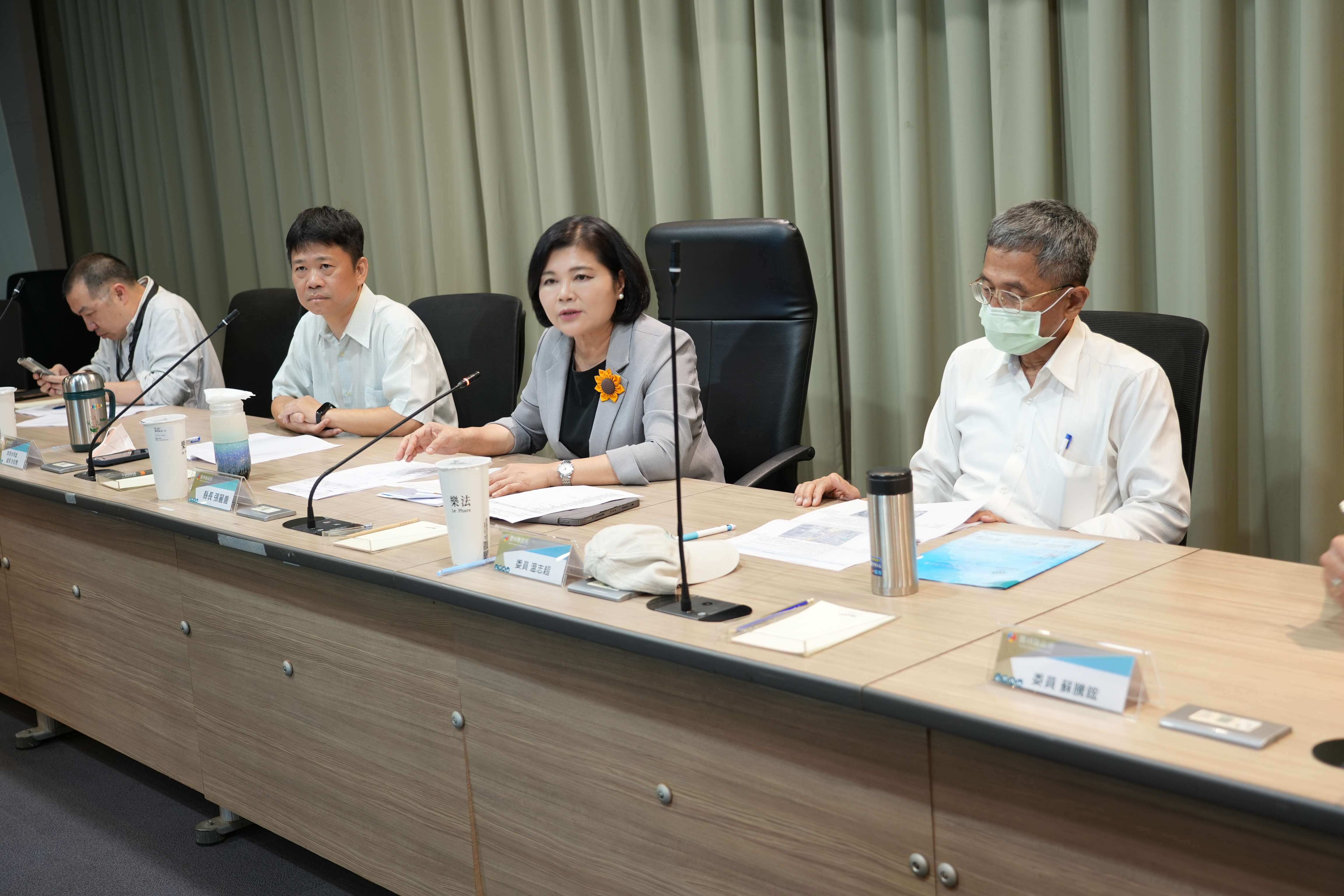 縣長張麗善指示各單位加強各項水資源保護與地層下陷防治工作輔導與推展。