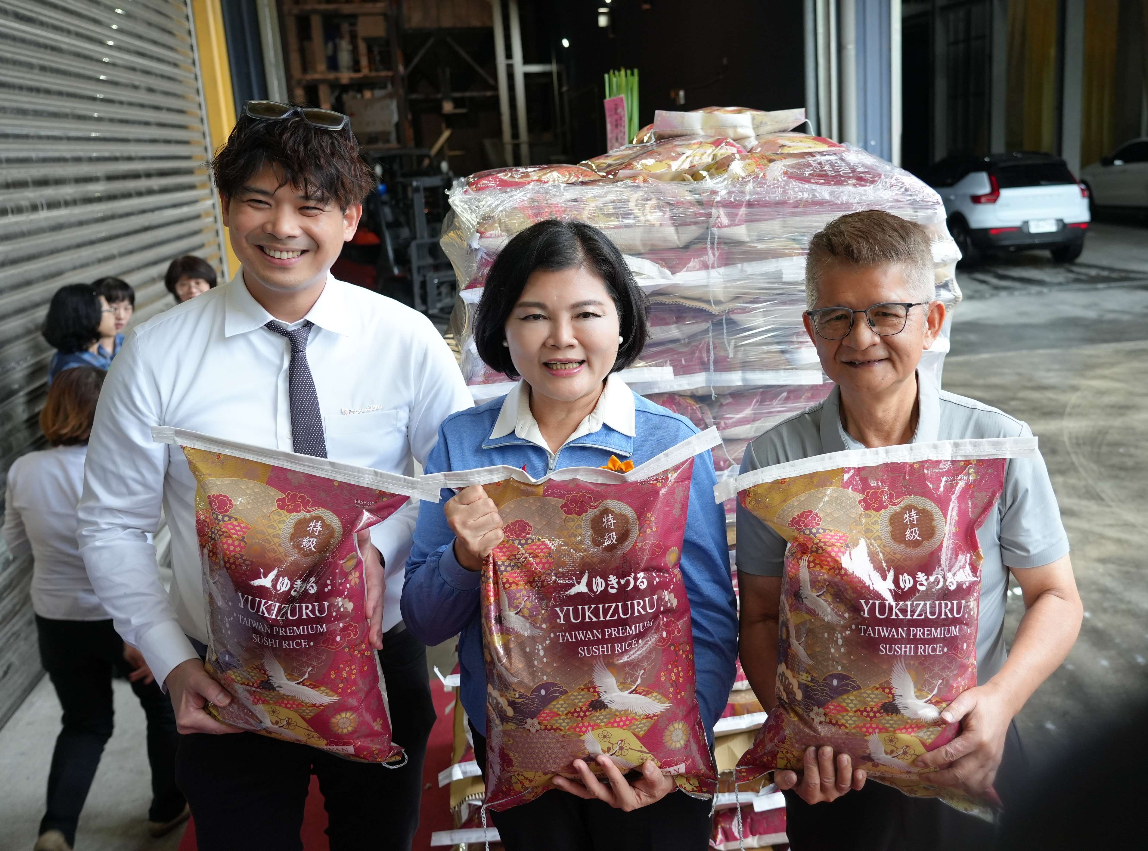 東遠糧業「雪鶴壽司米10公斤」是這次外銷歐洲八國主產品。