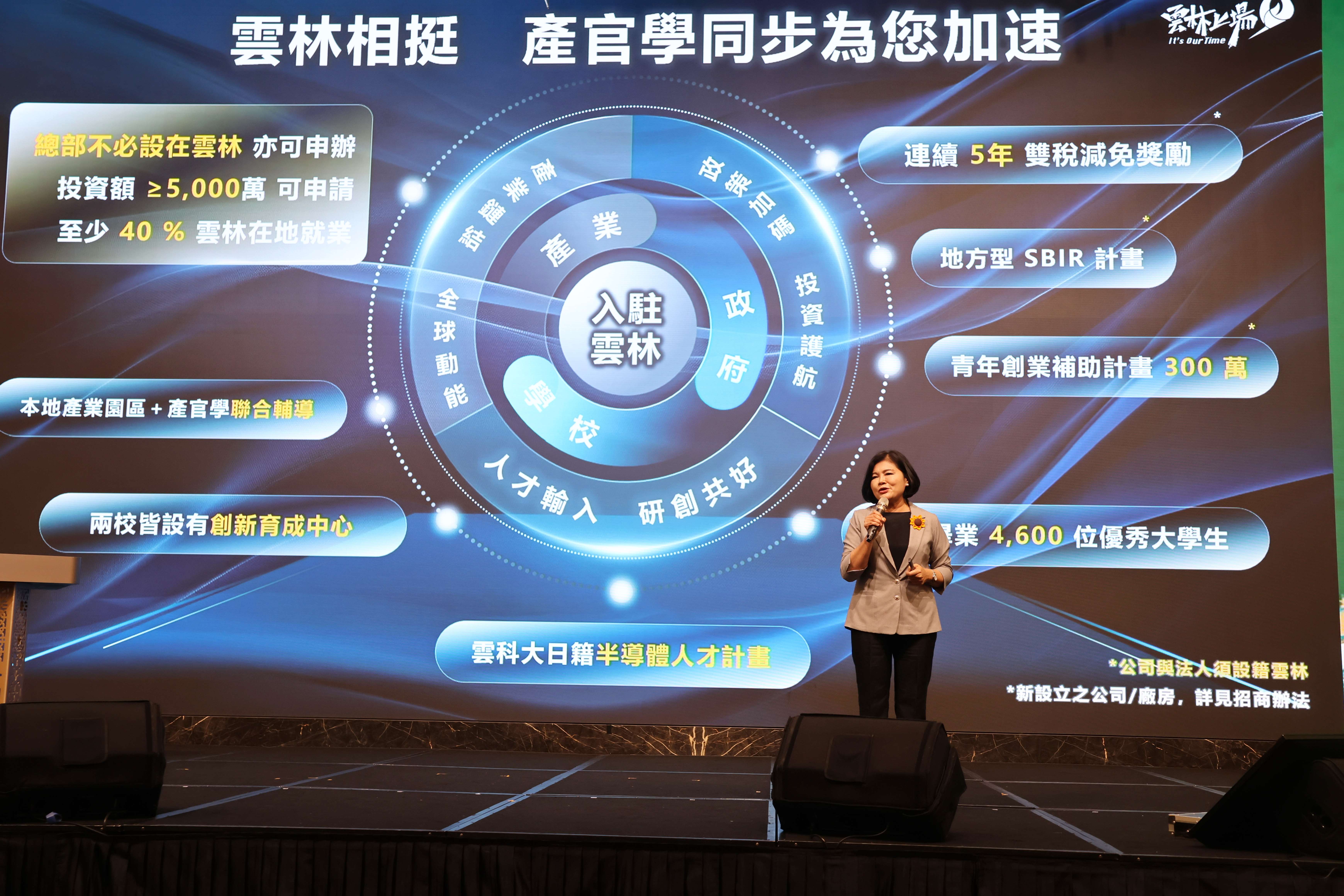 張麗善縣長邀請海外台商「回家投資」，共同打造雲林農工商科技城