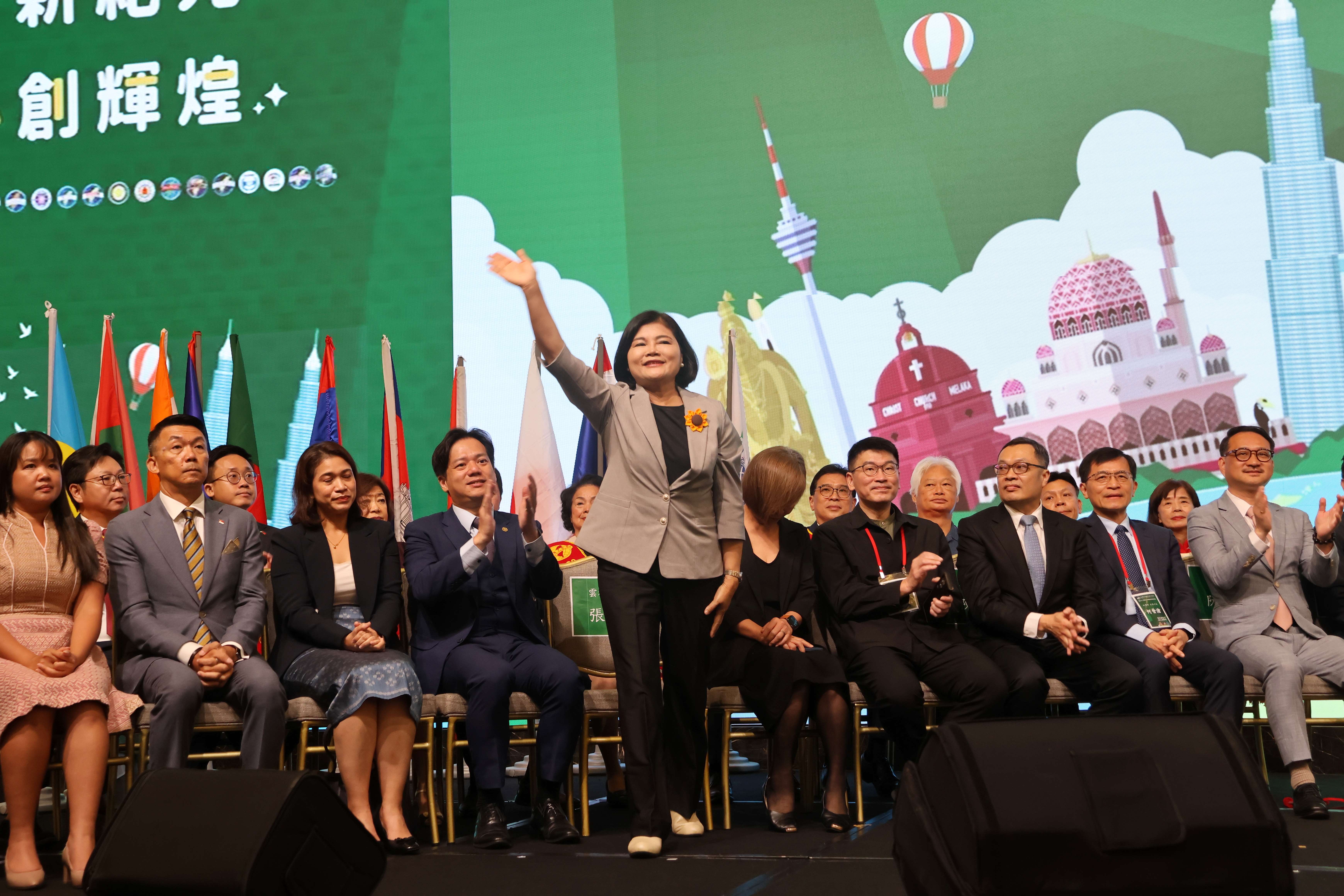 張縣長一早北上  趕赴「亞洲台灣商會聯合總會第三十二屆第三次理監事聯席會議」隆重開幕典禮