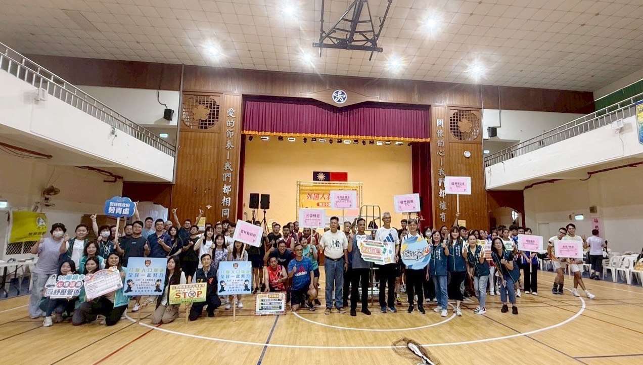 外國人羽球競賽暨法令宣導活動熱血登場1