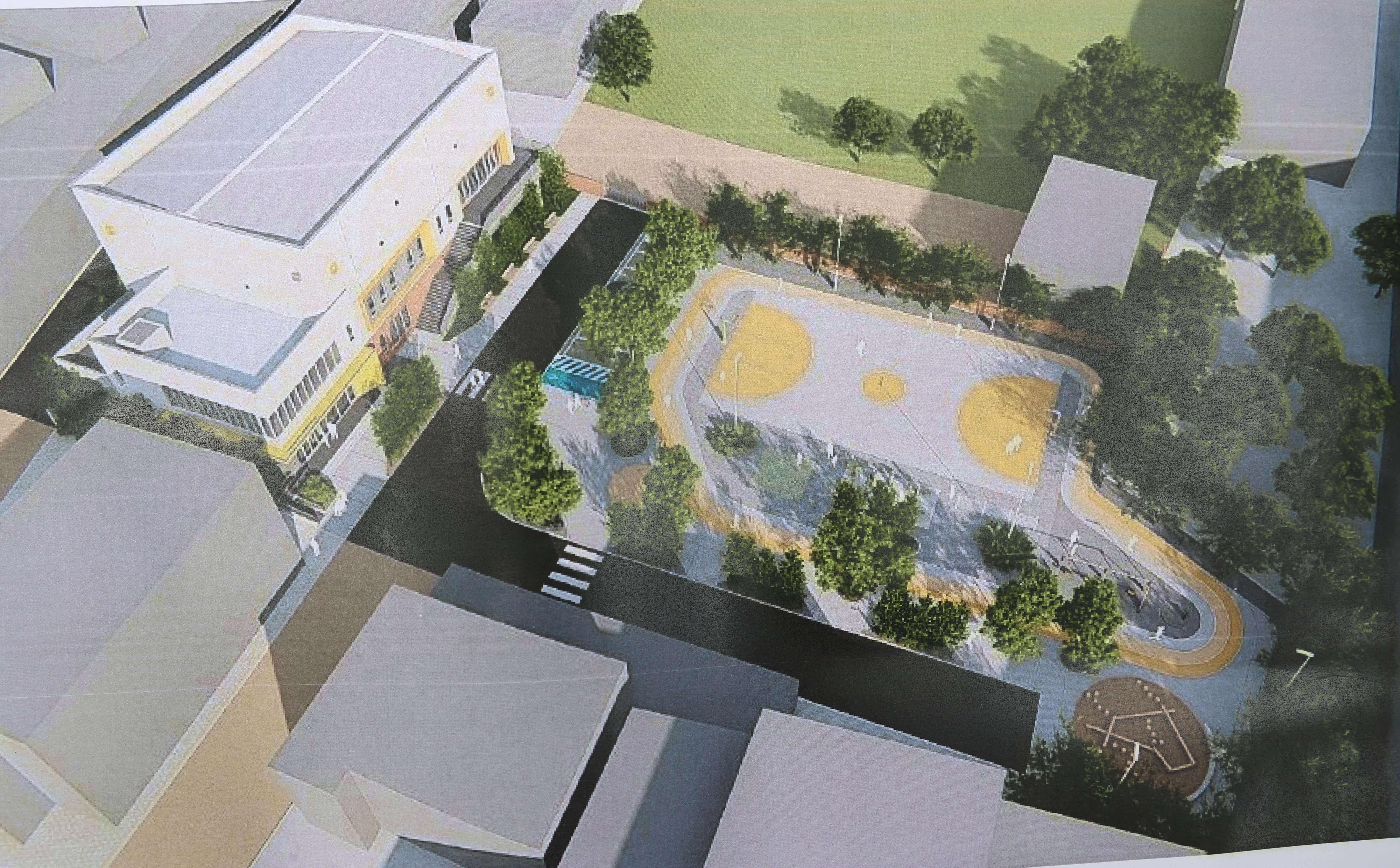 東勢鄉樂活運動館興建計畫 願景圖