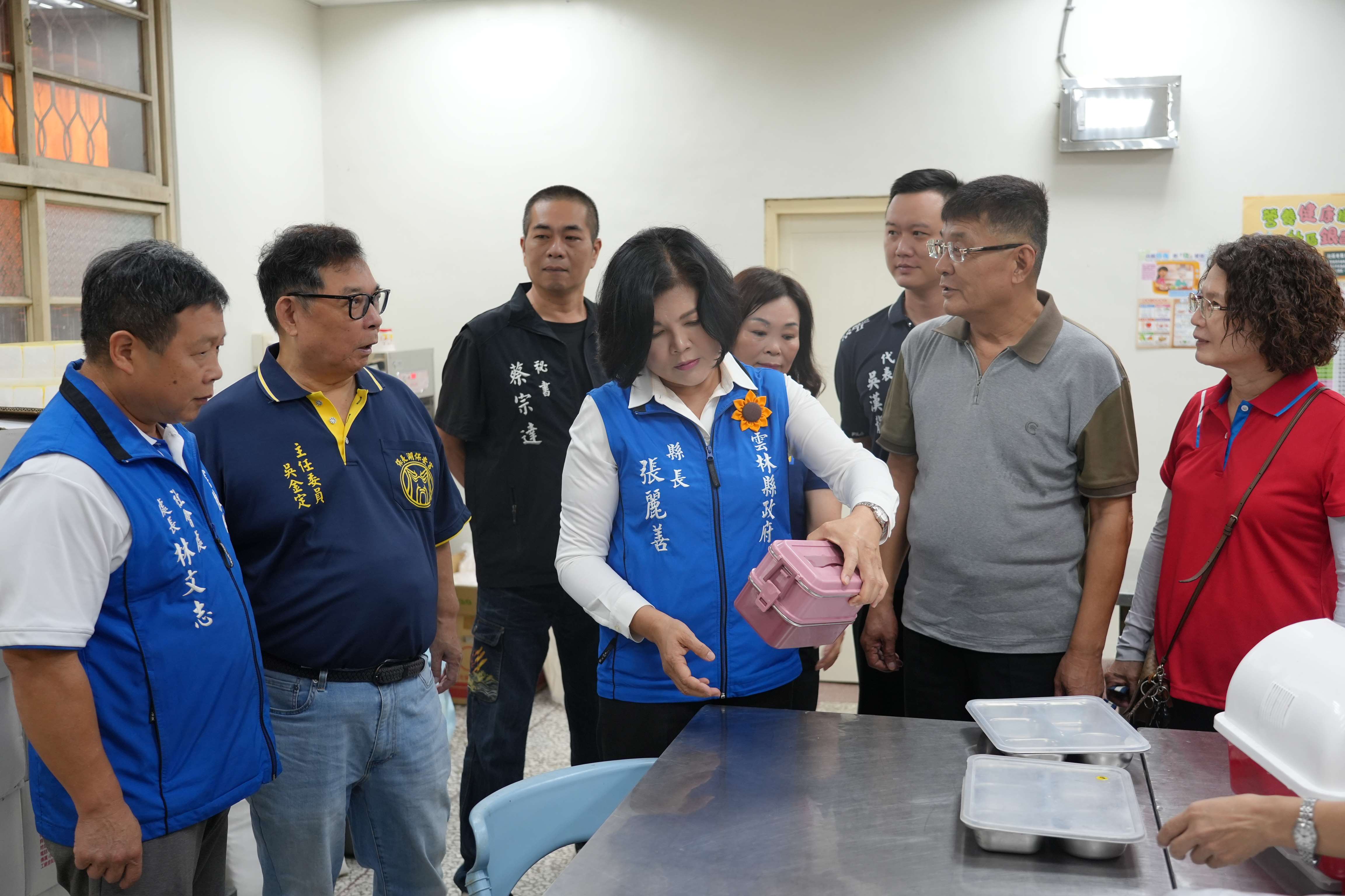 張縣長期待活動中心修繕提供長輩更優質活動及供餐場所。