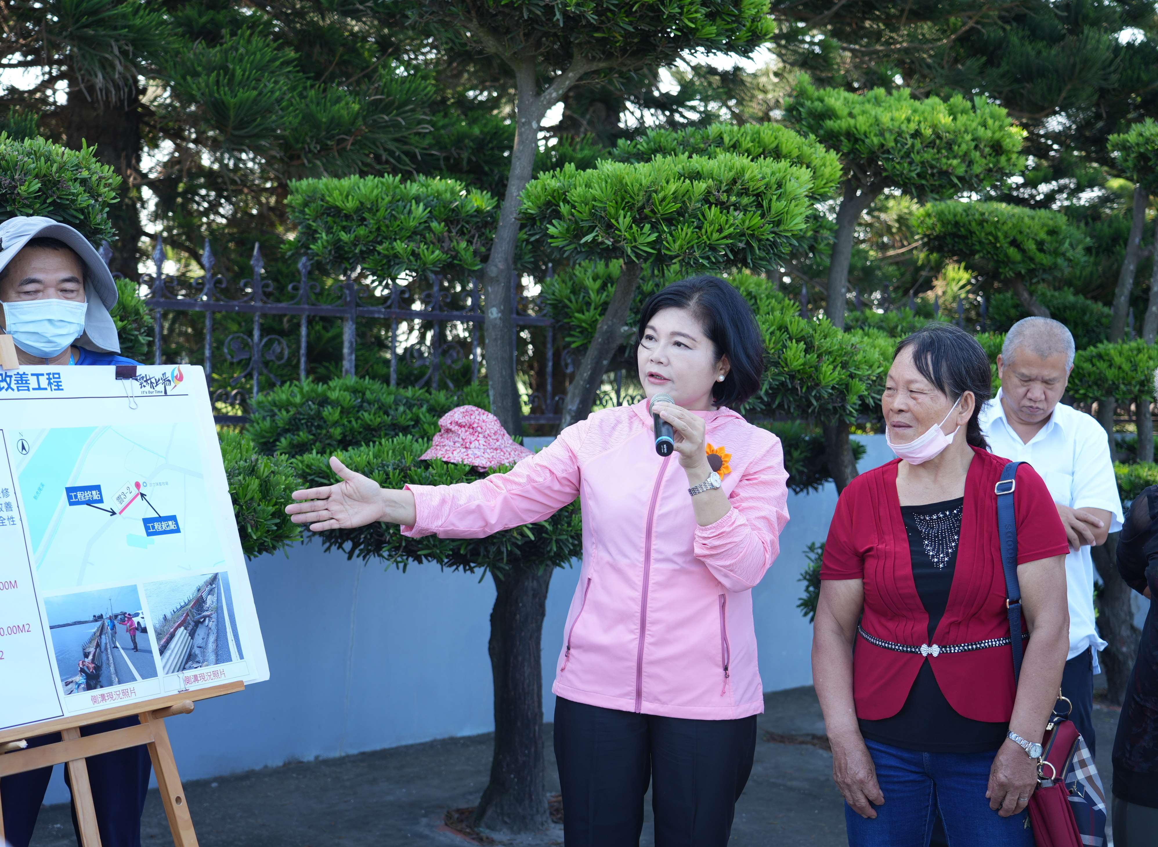 張麗善縣長強調會持續與地方合作,優化道路、排水基層建設。