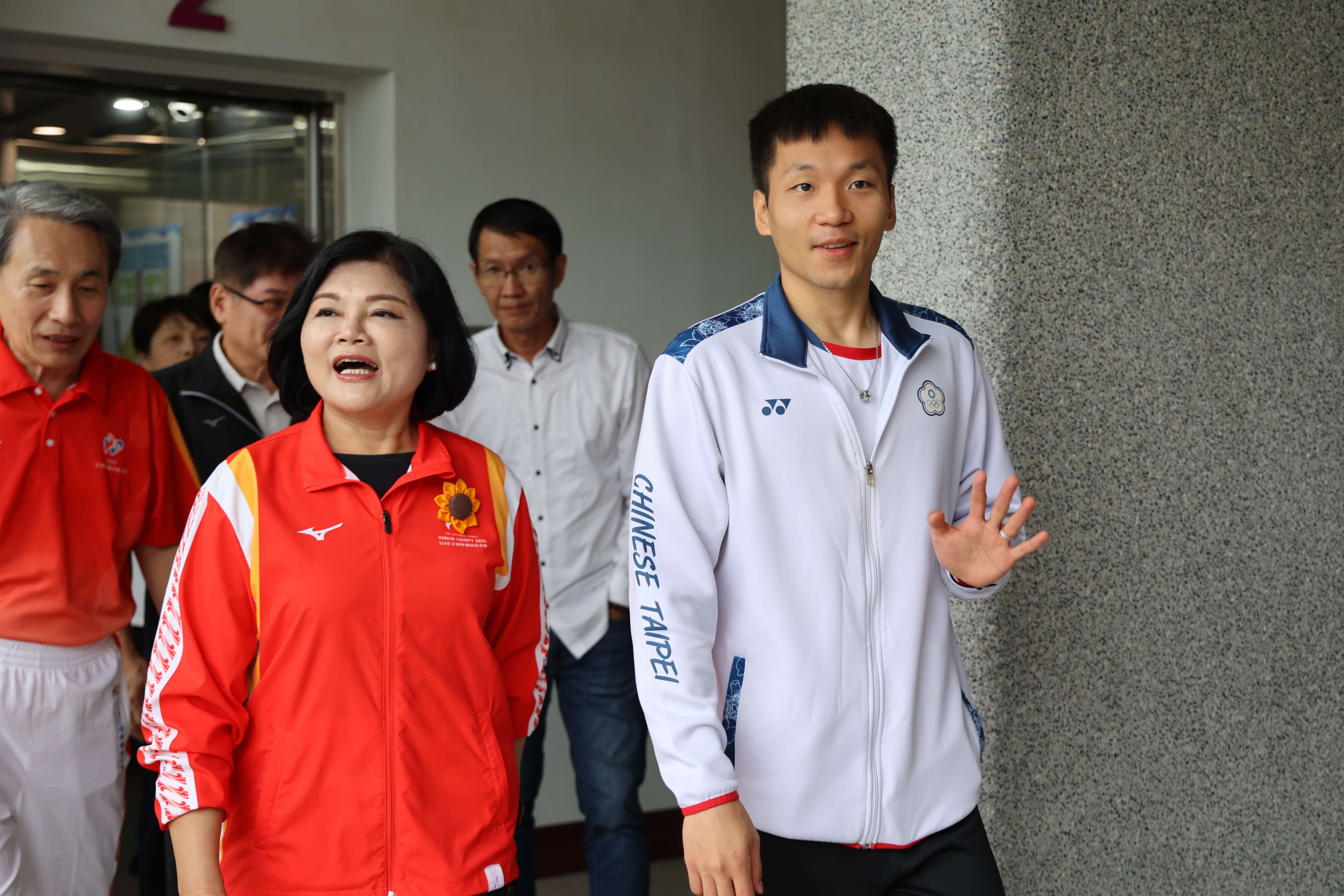 雲林縣長張麗善、運動部長李洋至團本部慰勞114全運會各縣市代表團