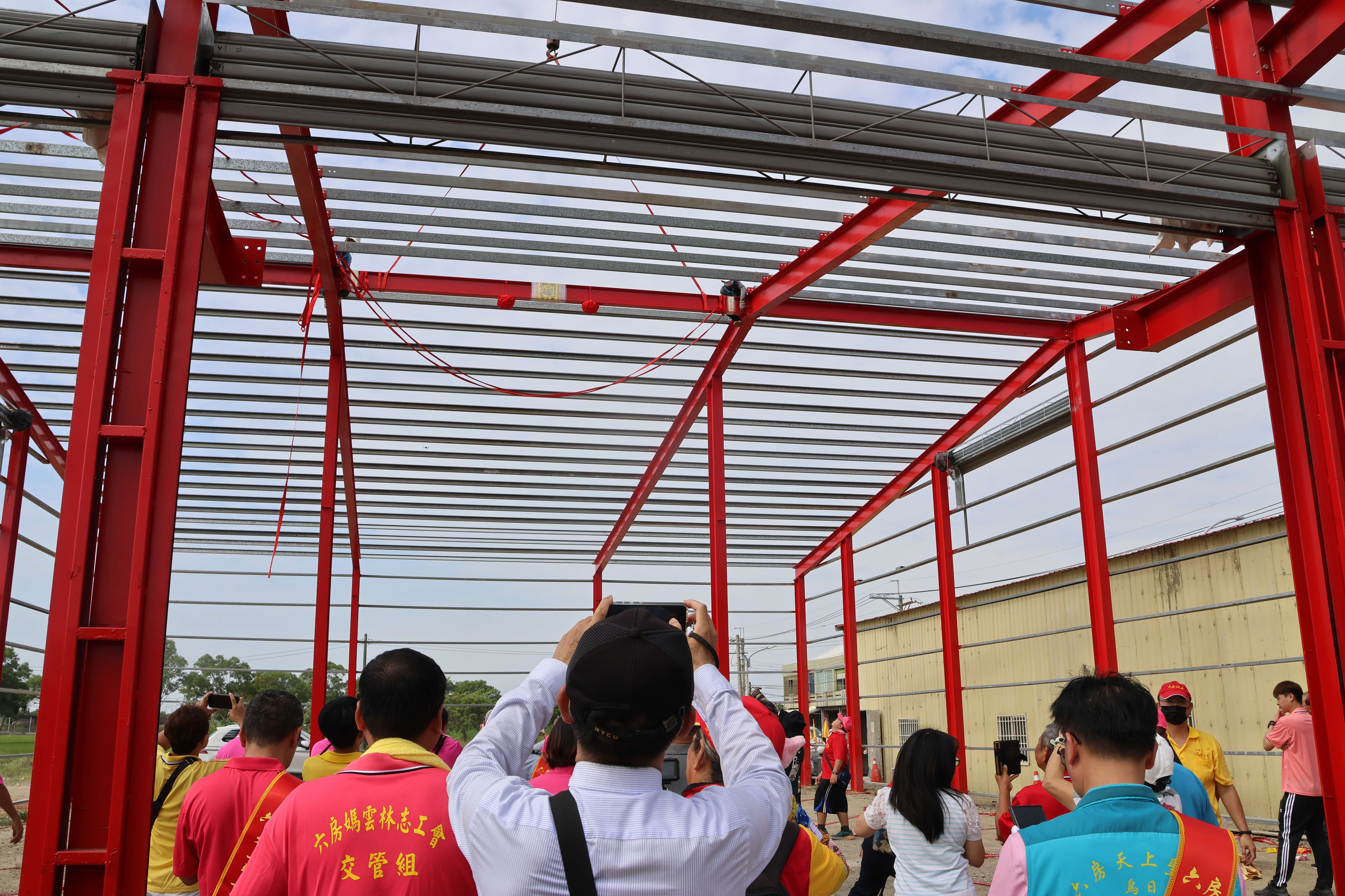 雲林六房媽五間厝股上樑典禮 吸引上千名信眾到場觀禮