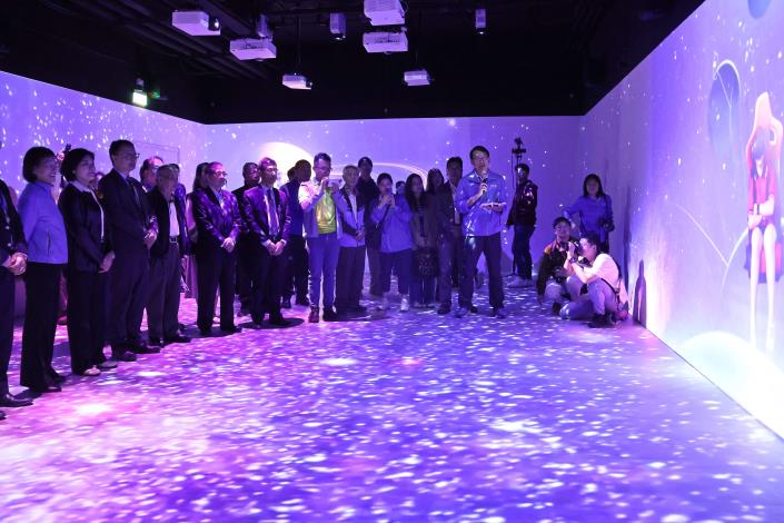 360°加上對地的沉浸式投影，展現數位科技，也展現雲林縣永續治理的成果