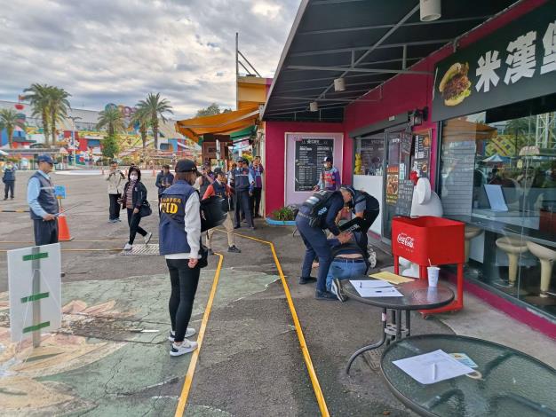 劍湖山跨年晚會活動疏散演習