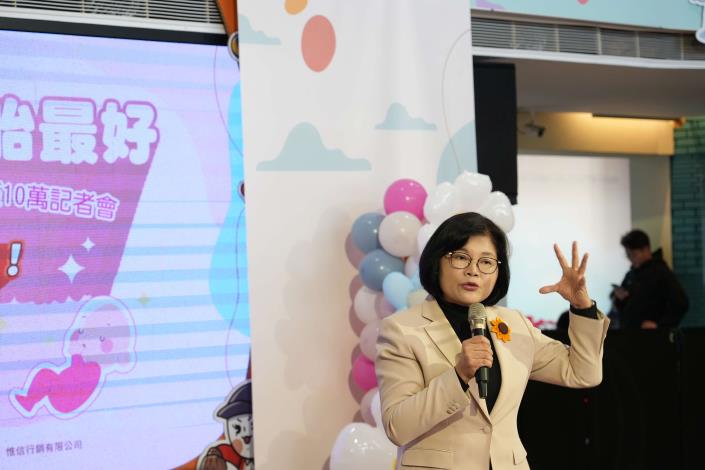 縣長張麗善盼透過實質鼓勵，讓第三胎生育比例能逐步向第二胎32.6%的水準邁進。