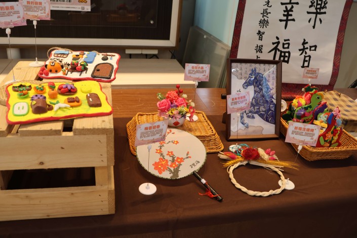 失智共造中心之手作藝術品成果