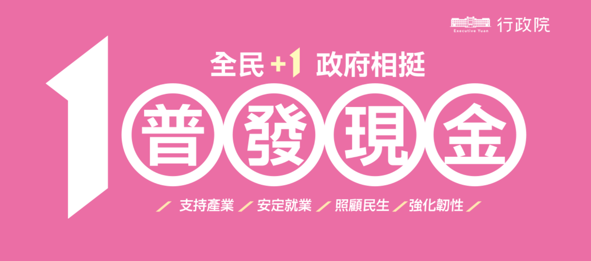 全民+1 政府相挺 普發現金