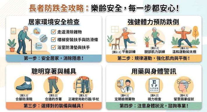 守護長輩每一步！樂齡長者居家與日常防跌全攻略