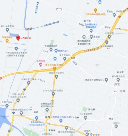 台西鄉公所附近路線