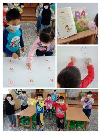 南平 母語教學：ABC幼兒唸唱閩南語歌謠和指出老師說的英文字母