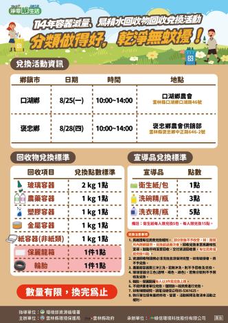 8月廢容器回收
