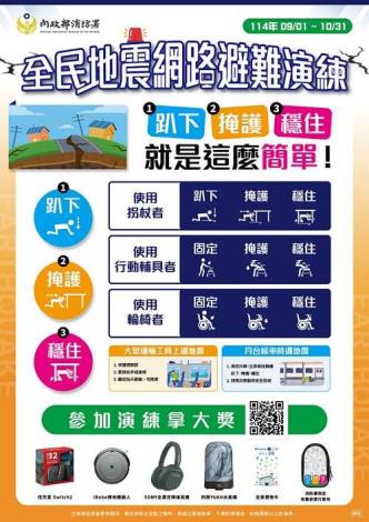 地震了！該怎麼辦？