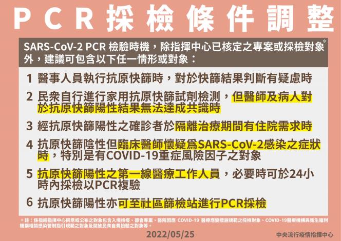 13-0525 PCR採檢條件調整