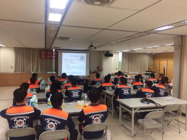 雲林縣消防局辦理傳染病感染控制訓練