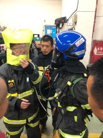 雲林縣消防局第一大隊斗南分隊辦理救災器材訓練-器材操作訓練