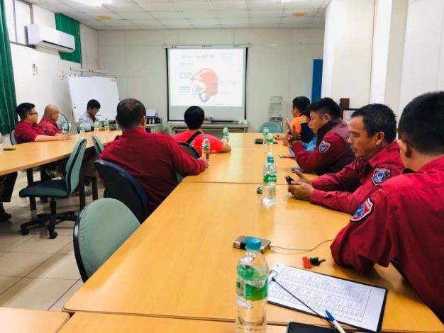 雲林縣消防局第一大隊斗南分隊辦理救災器材訓練