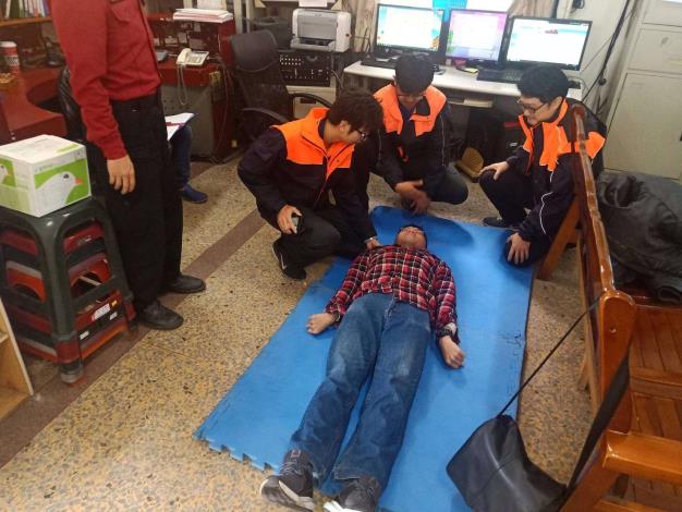 雲林縣消防局第二大隊虎尾分隊緊急救護實錄-模擬過程