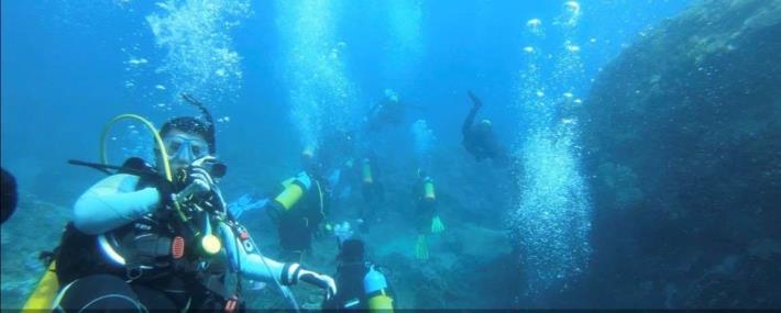 雲林縣消防局斗南分隊協助辦理潛水進階訓練-訓練過程