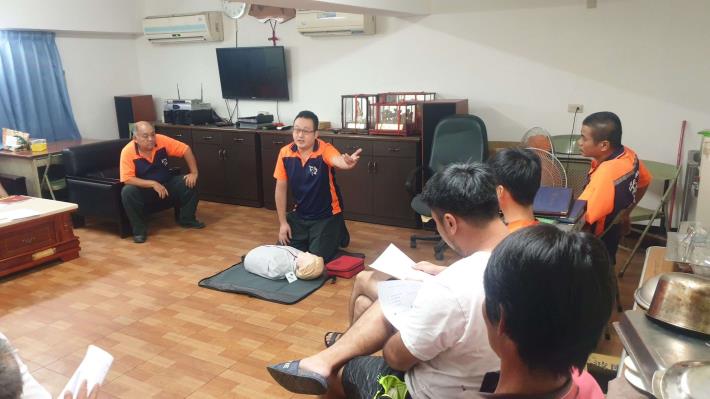 雲林縣消防局第三大隊水林分隊辦理109年下半年義消救護訓練-CPR