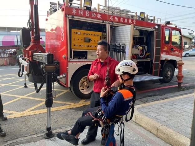 雲林縣消防局第二大隊虎尾分隊辦理救災救護-訓練過程